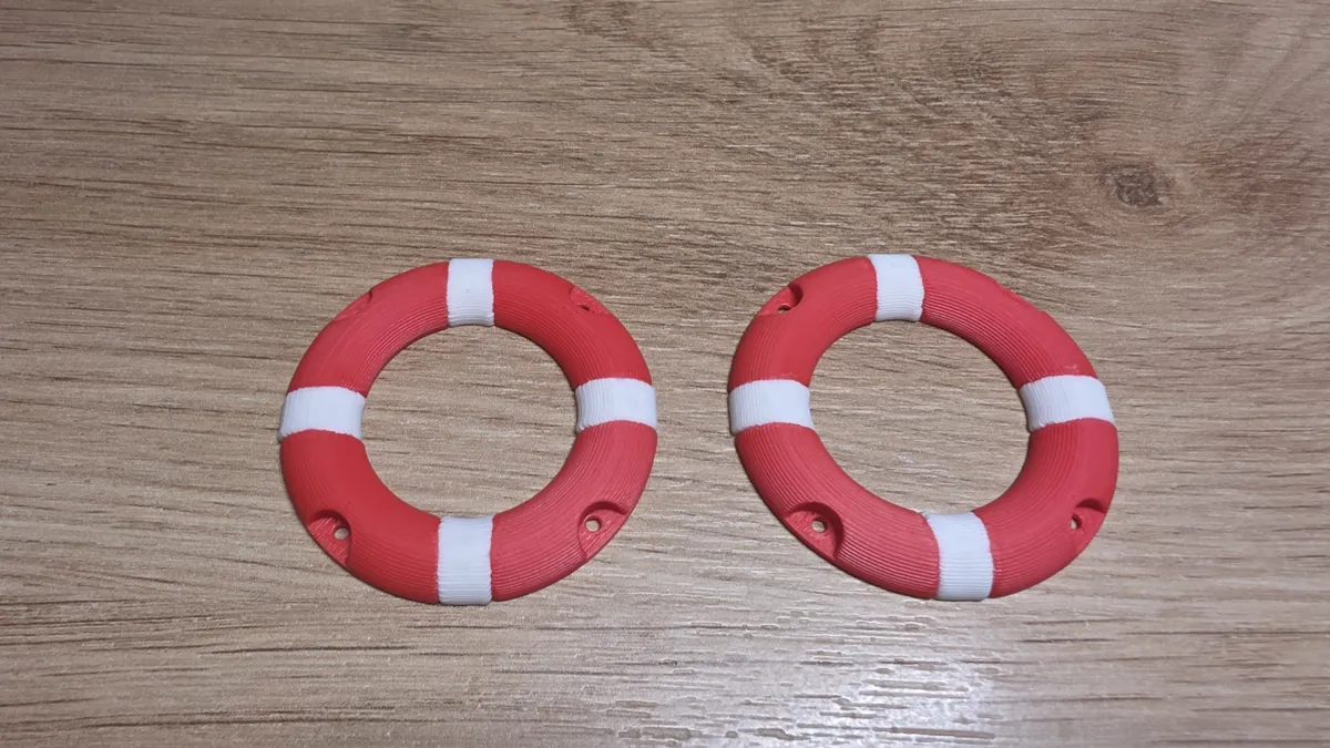 Fully Parametric Lifebuoy for RC Boats & Models, photo 2 of 4 - Fully Parametric Lifebuoy for RC Boats & Models Hobby & DIY