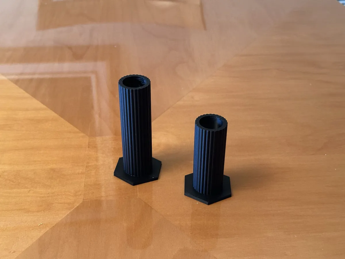 Modern Candle Holder Duo Set, photo 2 of 2 - Modern Candle Holder Duo Set Home Decor Items