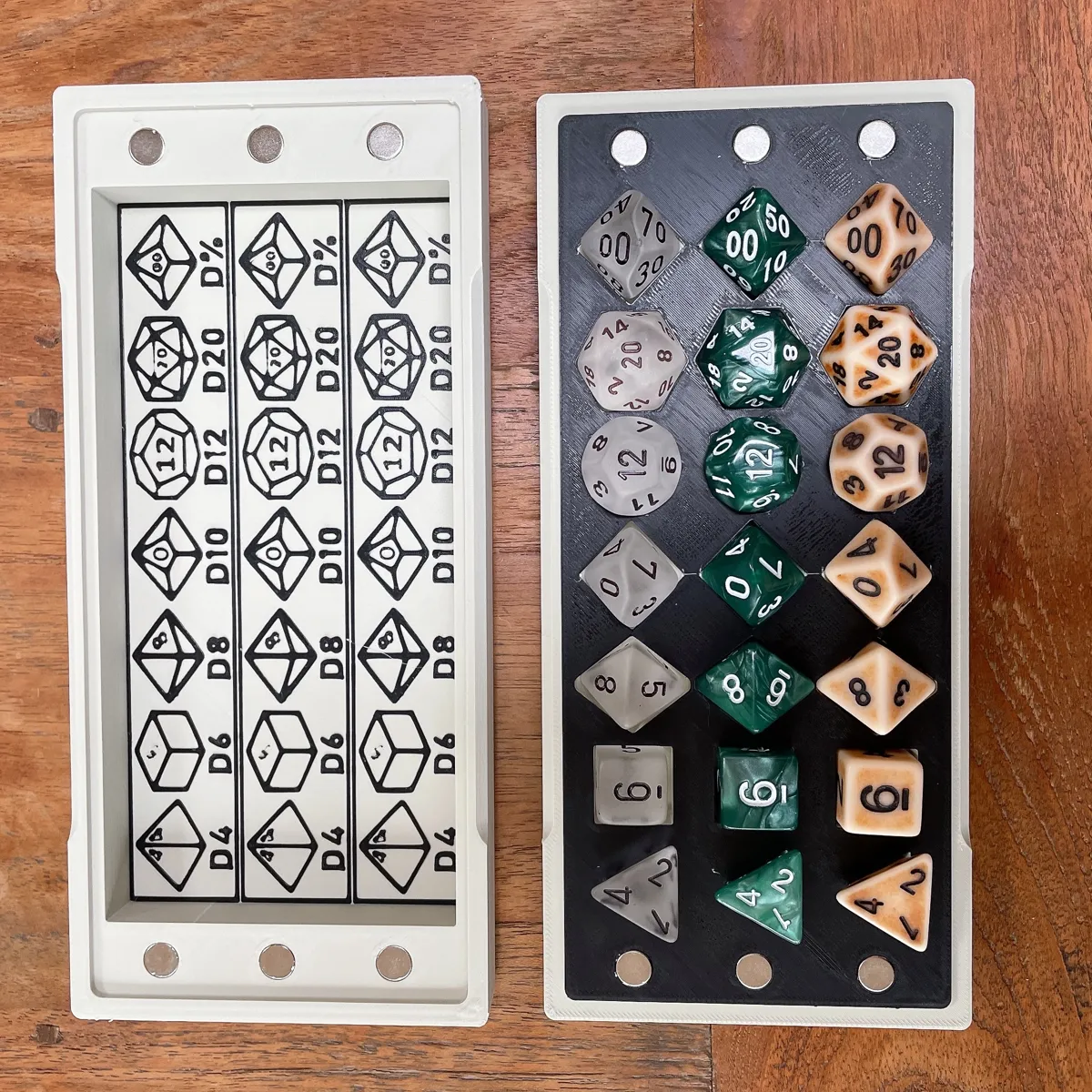 DnD Dice Case for 3 sets of dice