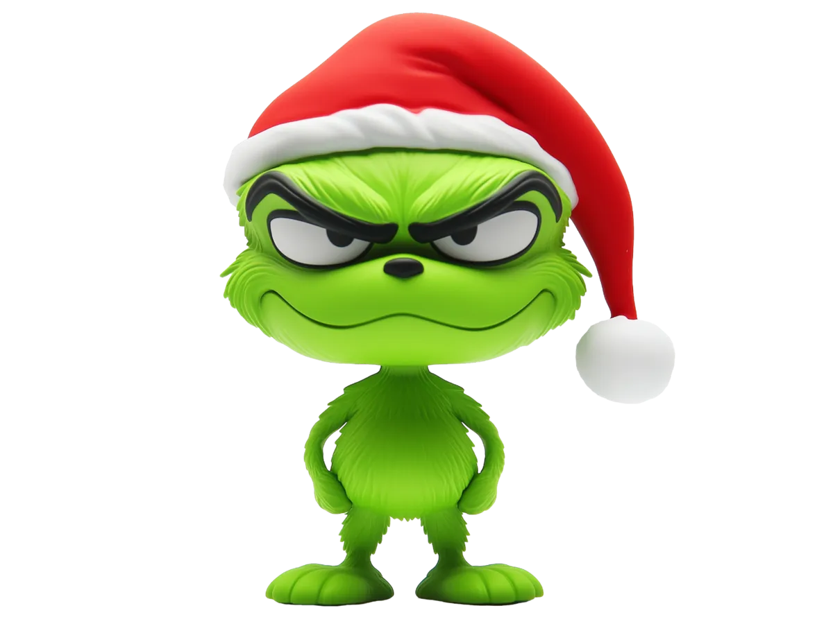 The Grinch - Funko Pop Style - Santa, Snowman & Reindeer Decor, in stock in India