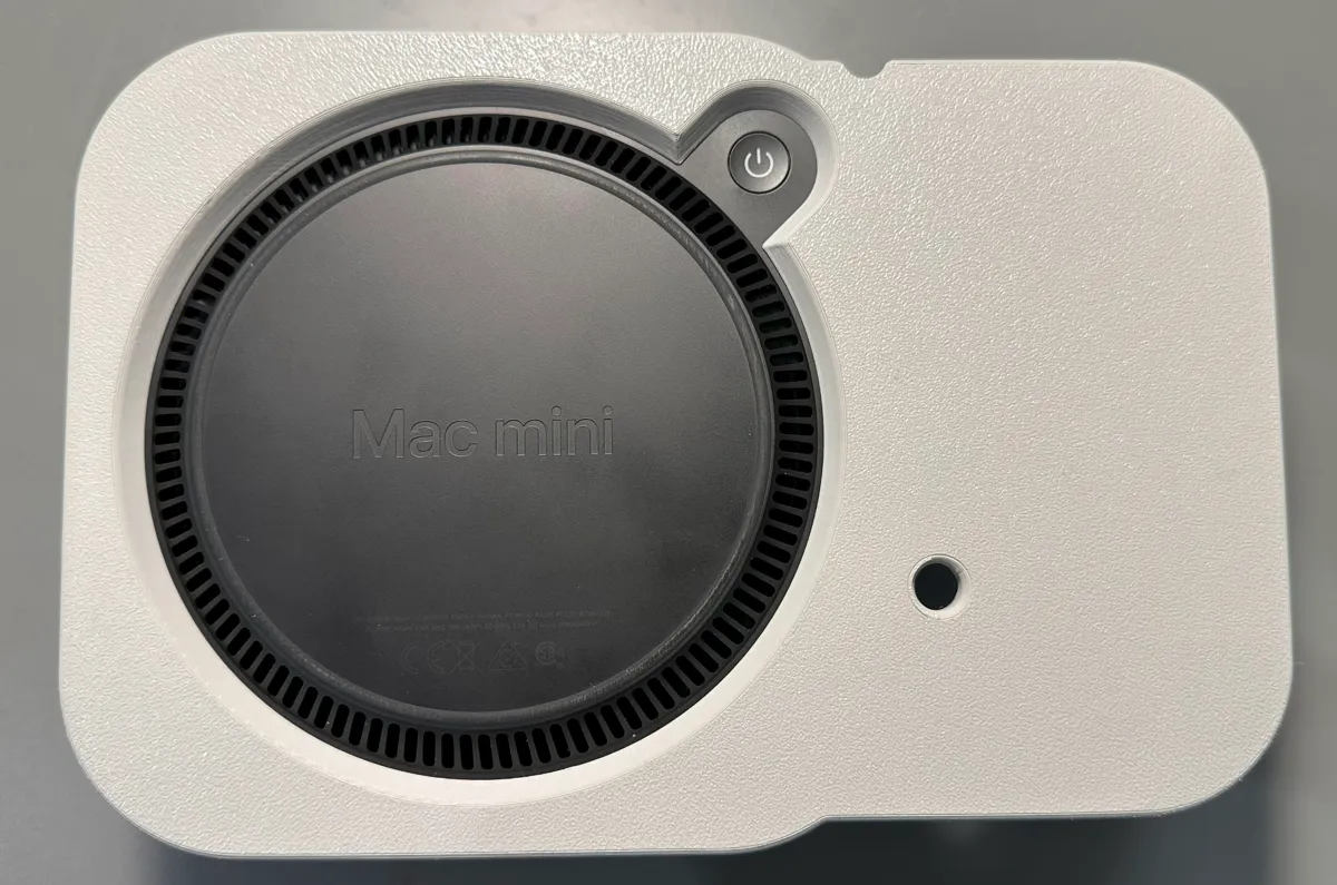 Under-desk Mount w/Shelf for M4 Mac mini, photo 4 of 4 - Under-desk Mount w/Shelf for M4 Mac mini Storage & Organisation