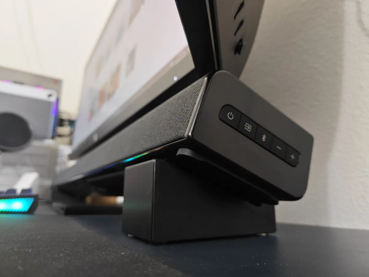 Sound Bar & Speaker Tilted Riser (For PC Monitor)