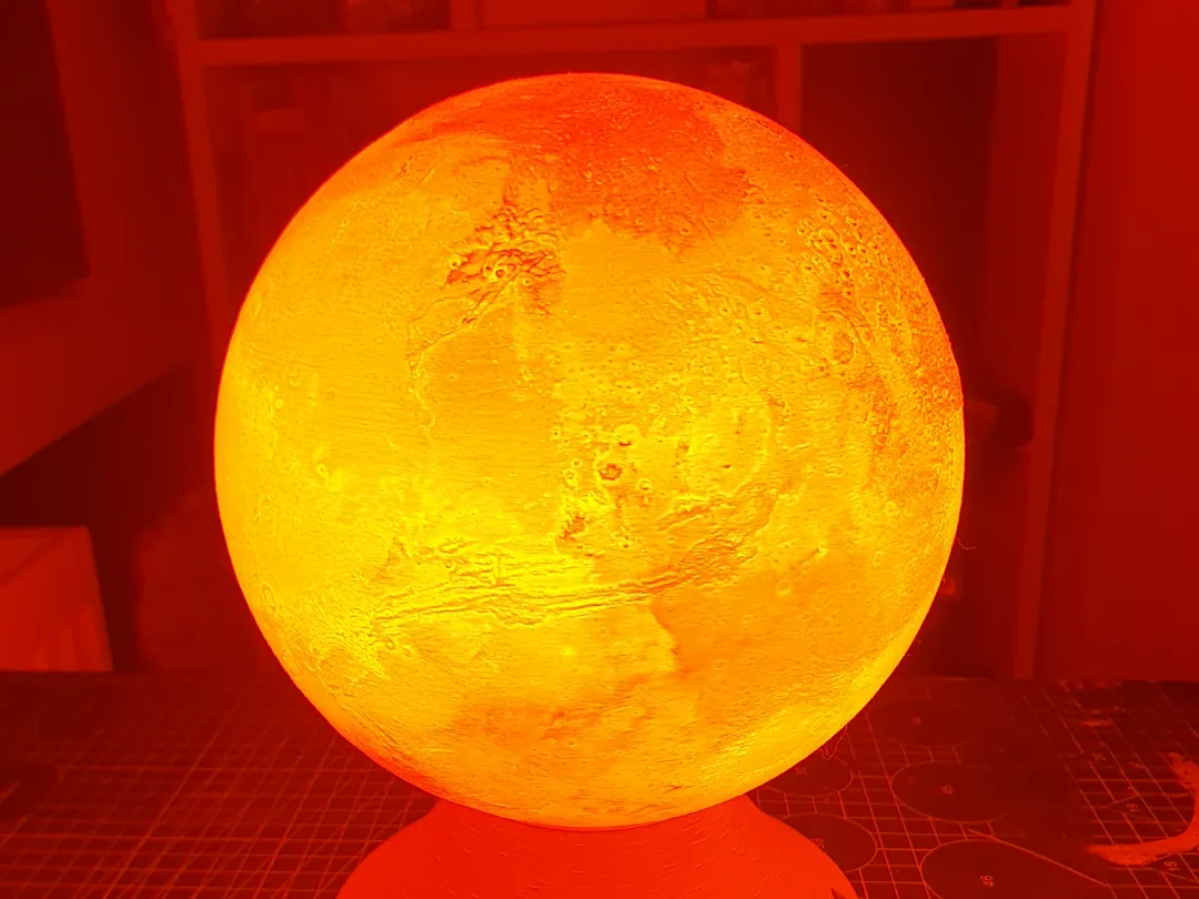 Planet Lamp - Mars - Ready Night Light