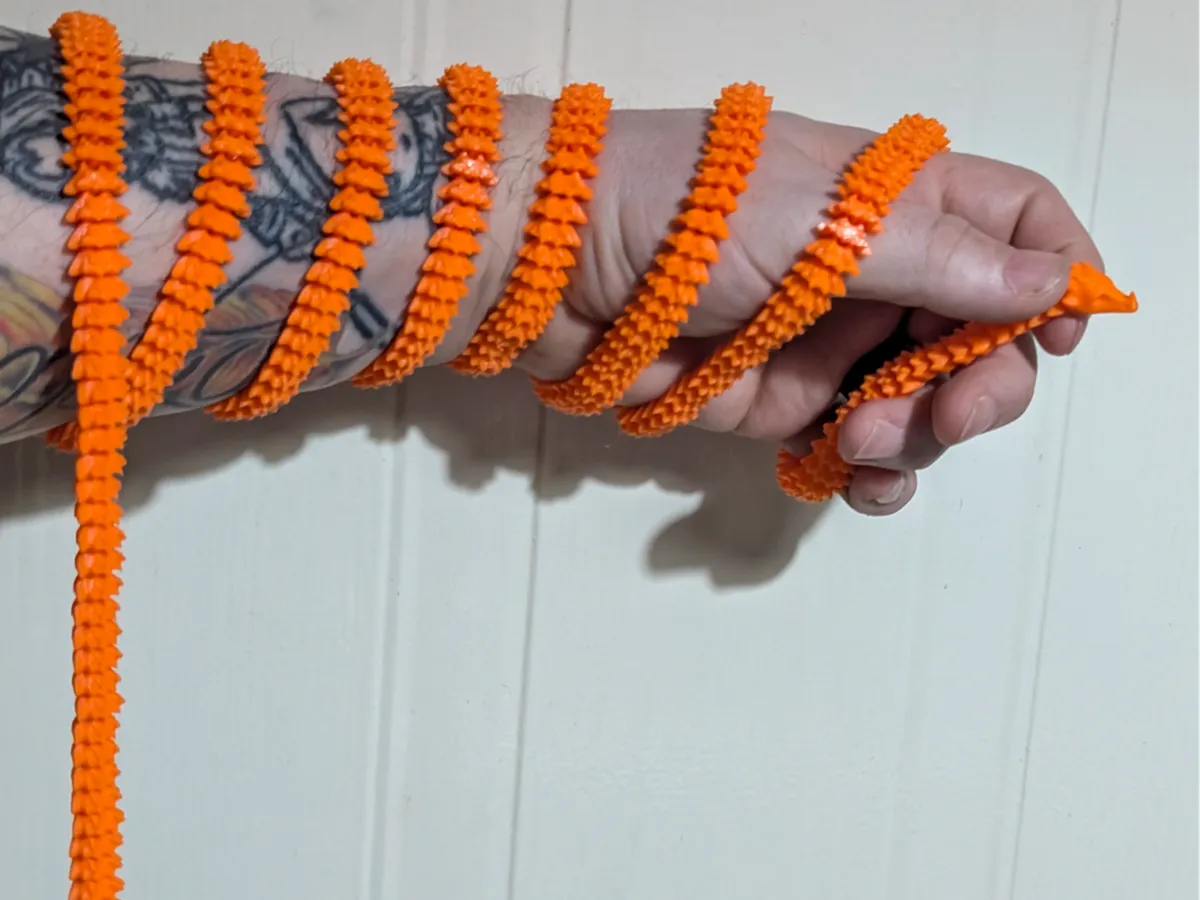 180cm Tiny Flexi Gooey Spikey Dragon