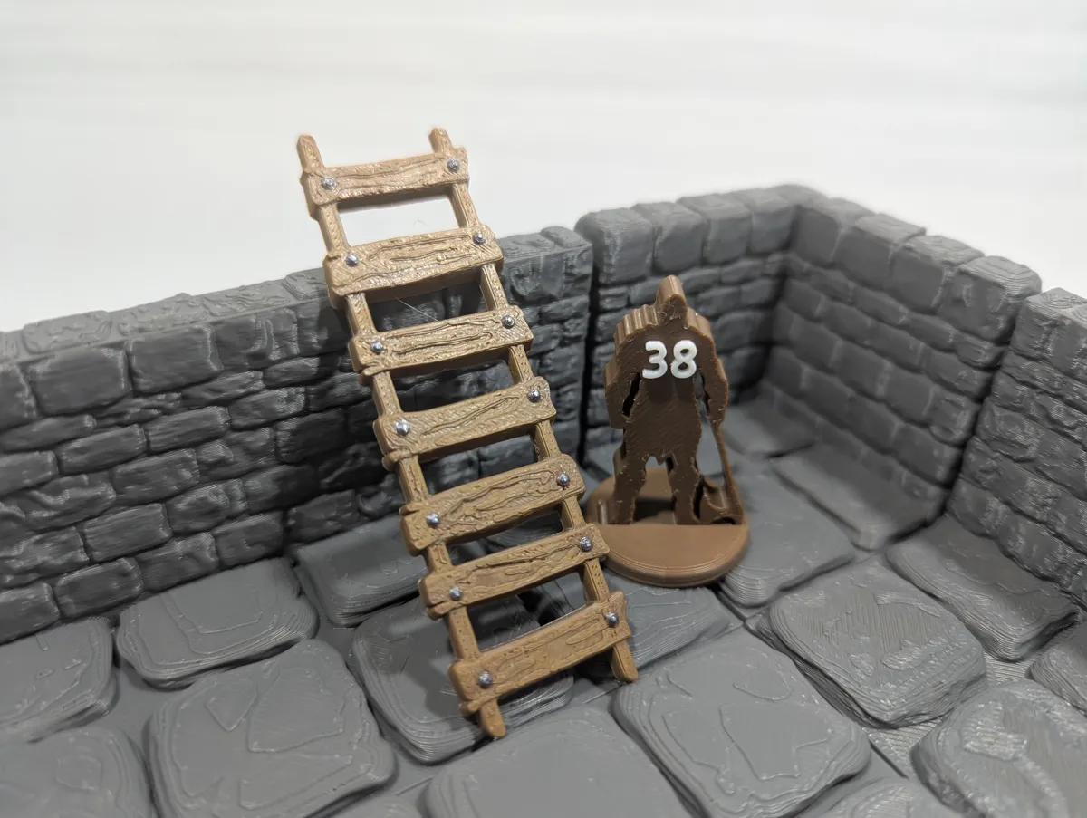 Ladder - DND scatter terrain, photo 3 of 4 - Ladder - DND scatter terrain Board Games & Tabletop