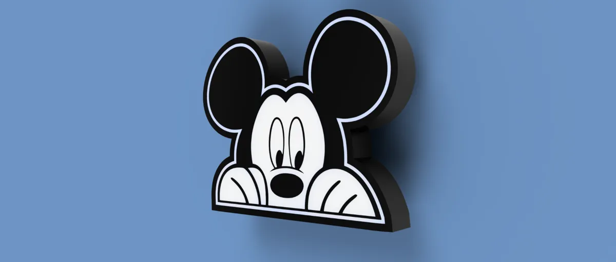 Peaking Mouse LightBox