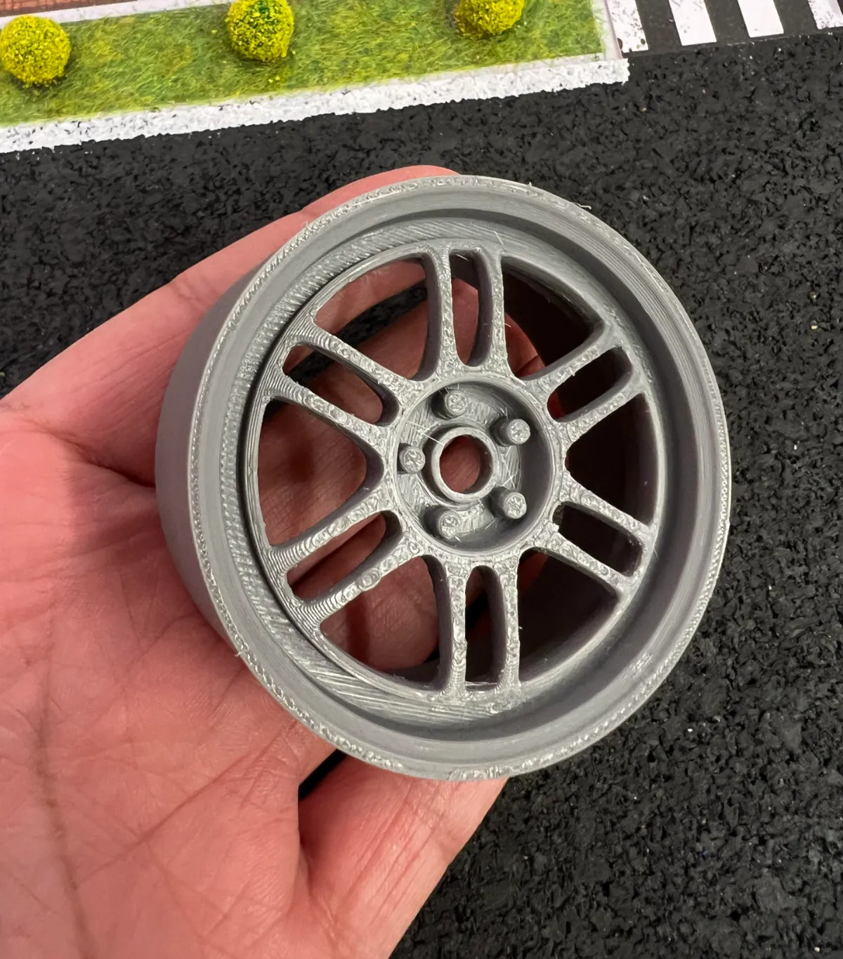 Real Wheel Decor