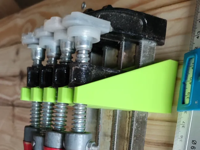F clamp wall holder