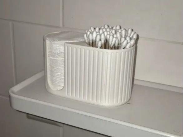 Cottan pad and Q-Tips holder