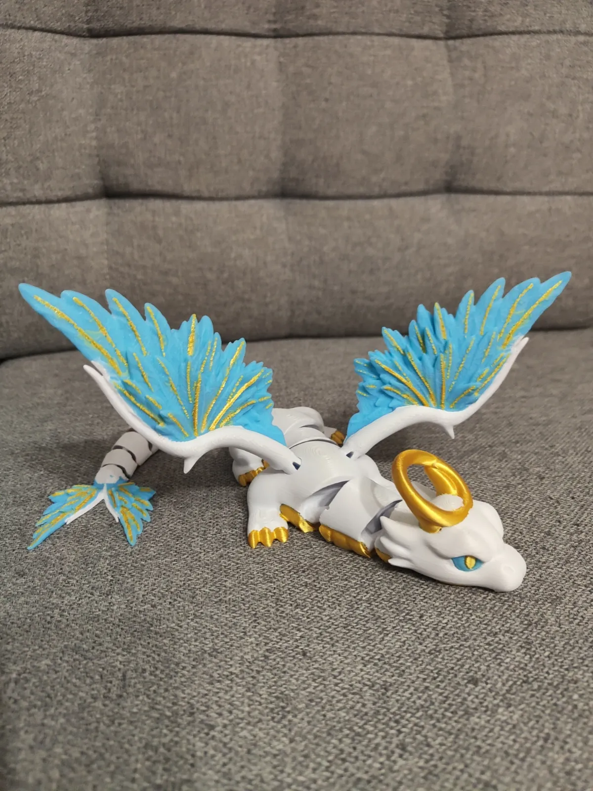 Articulated Celestial Dragon with Wings, photo 4 of 4 - Articulated Celestial Dragon with Wings Fidget & Sensory Toys