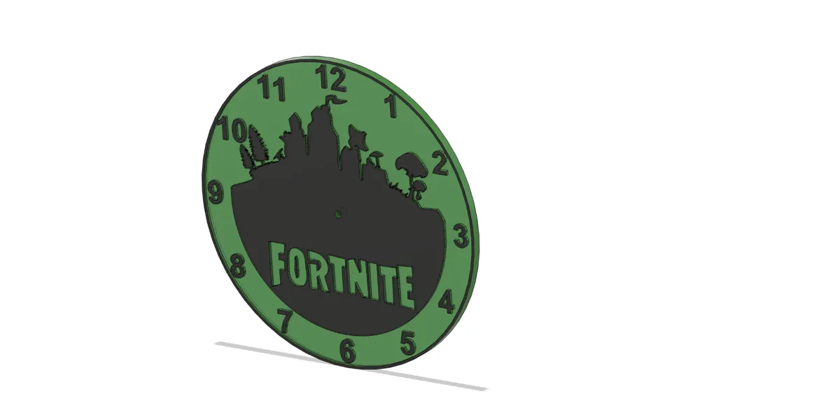 Fortnite Clock, photo 3 of 4 - Fortnite Clock Home Decor Items