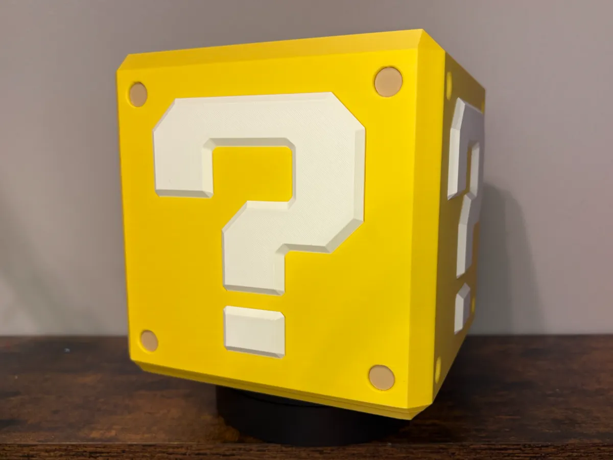 Question Mark Block Box / Popcorn Bucket