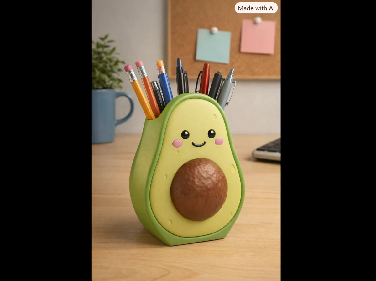 Avocado Kawaii Organizer - Office, in stock in India