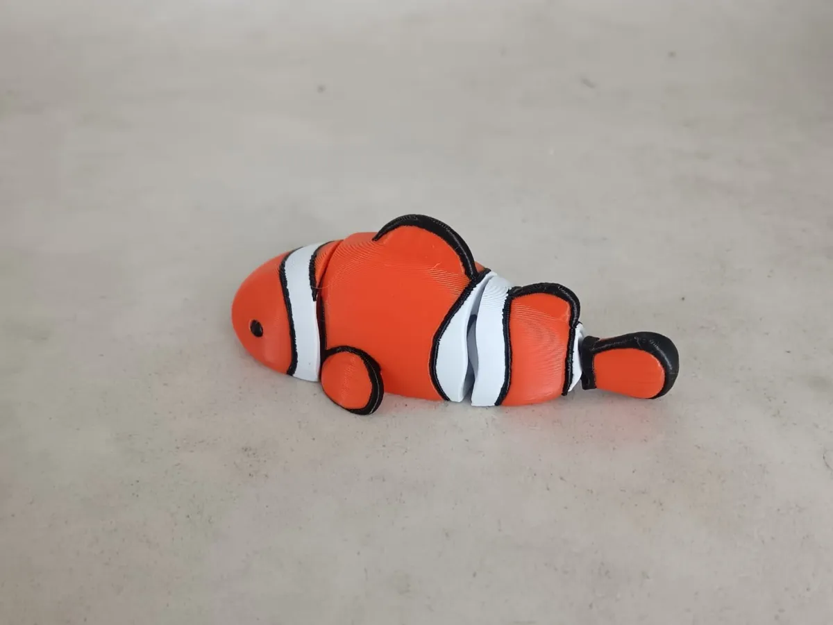Flexi Folk #12 - Cala The Clown Fish, photo 4 of 4 - Flexi Folk #12 - Cala The Clown Fish Fidget & Sensory Toys
