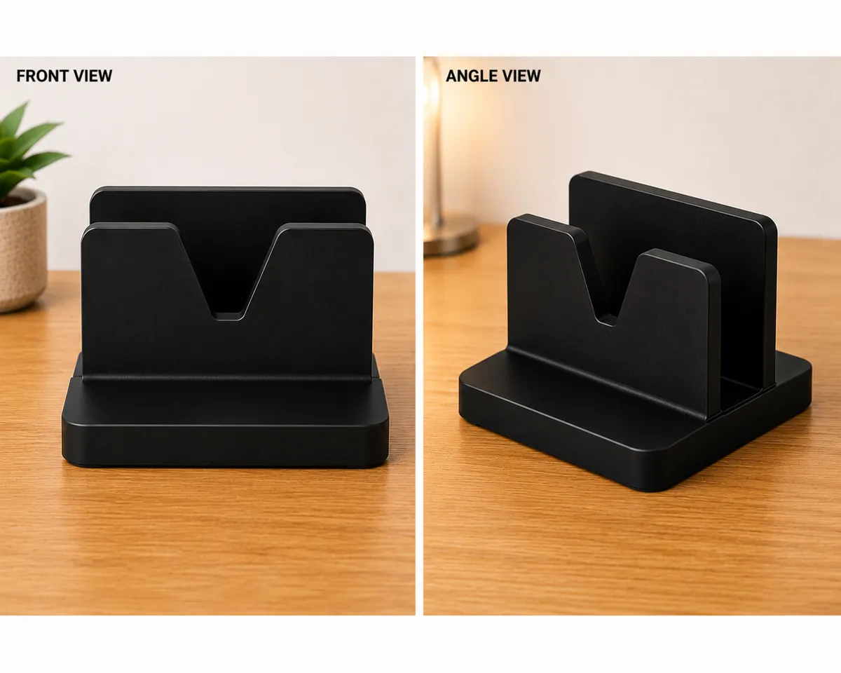 Mullin Mitt - Vertical Open Laptop Stand, photo 4 of 4 - Mullin Mitt - Vertical Open Laptop Stand Mobile & Device Accessories