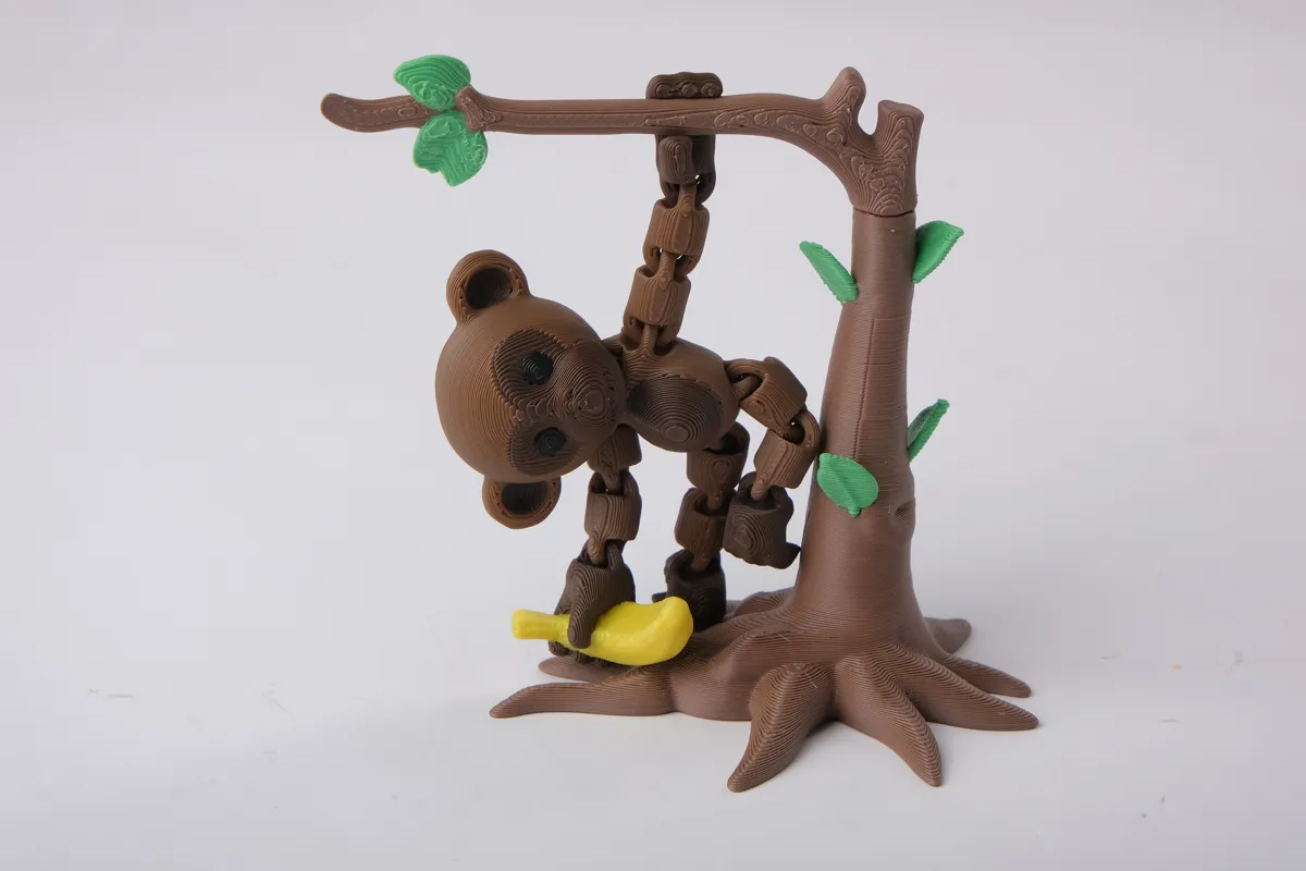 Hanging Monkey Flexi Toy - Articulated Fidget, photo 2 of 2 - Hanging Monkey Flexi Toy - Articulated Fidget Fidget & Sensory Toys