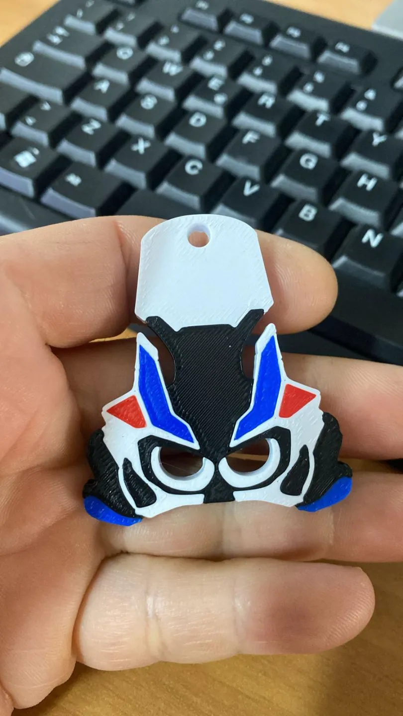 Honda Africa Twin Double-Sided Keychain, photo 3 of 3 - Honda Africa Twin Double-Sided Keychain Tools