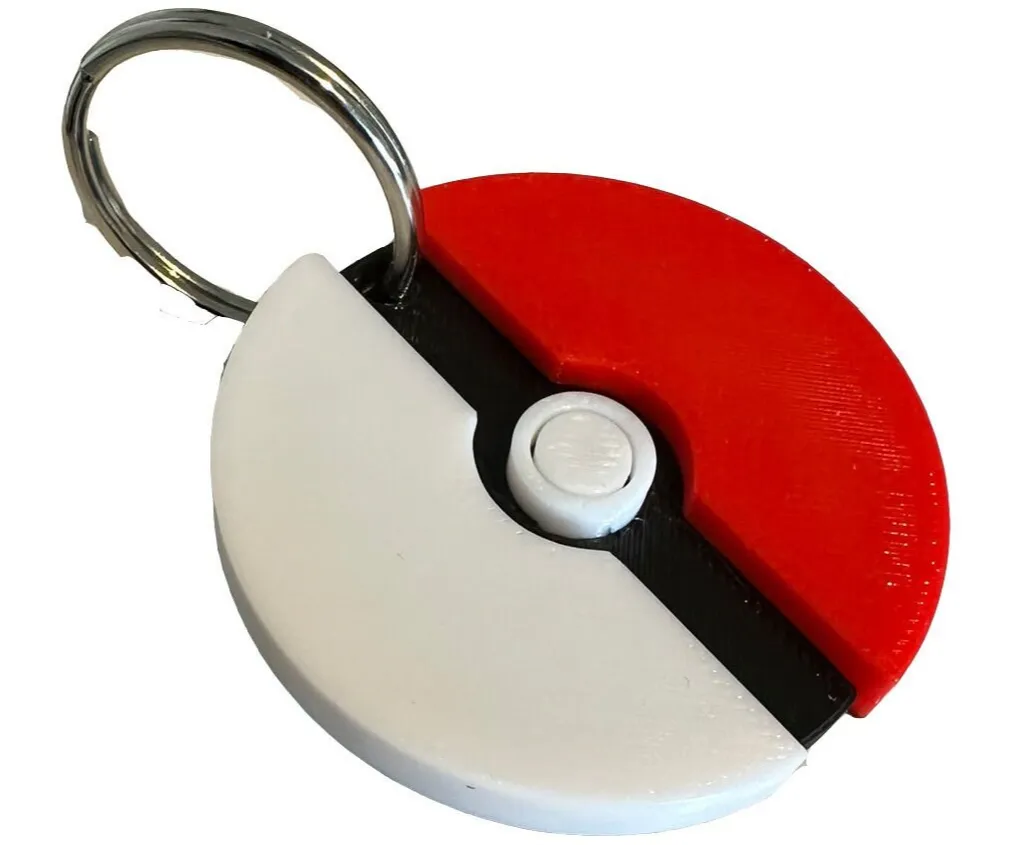 Pokemon Pokeball Keychain - Decor, in stock in India