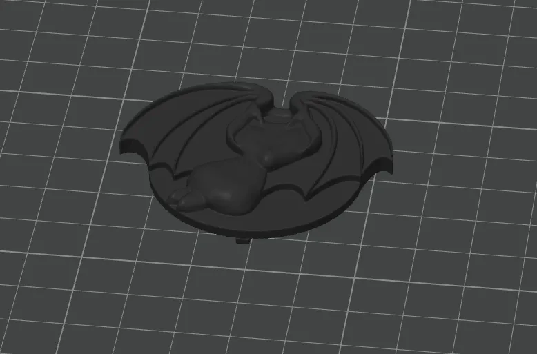 Bat Popsocket Button, photo 2 of 3 - Bat Popsocket Button Hobby & DIY
