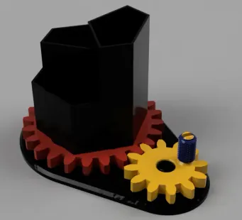 Mechanical Pen Cup & Desk Toy, photo 2 of 3 - Mechanical Pen Cup & Desk Toy Household