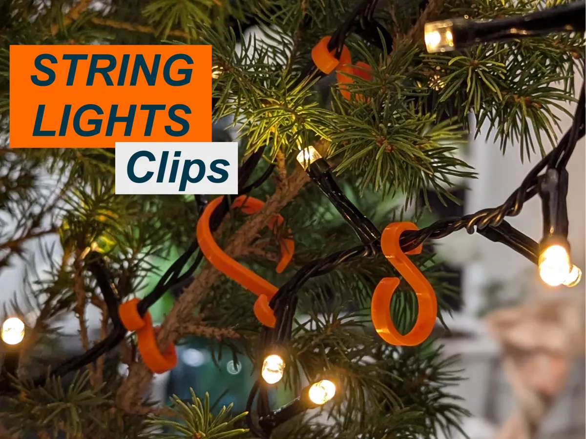 String Lights Clips (Christmas fairy light holder) - Lamps & Lighting, in stock in India