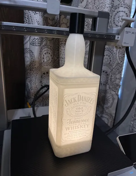Jack Daniels Lithophane lamp