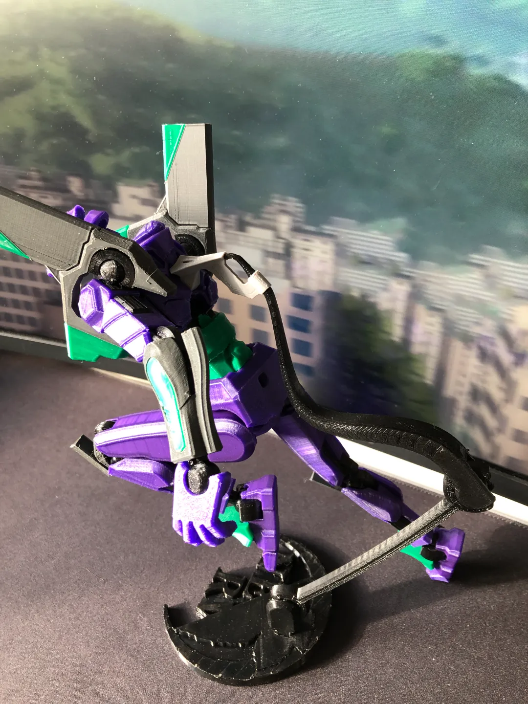 Dummy 13 Evangelion umbilical cord stand, photo 3 of 4 - Dummy 13 Evangelion umbilical cord stand Figurines & Collectibles