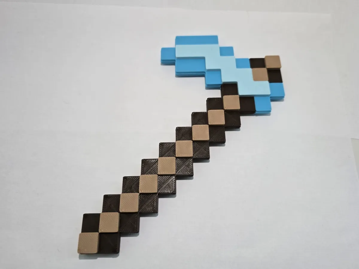 Minecraft Hoe Toy / Wallart