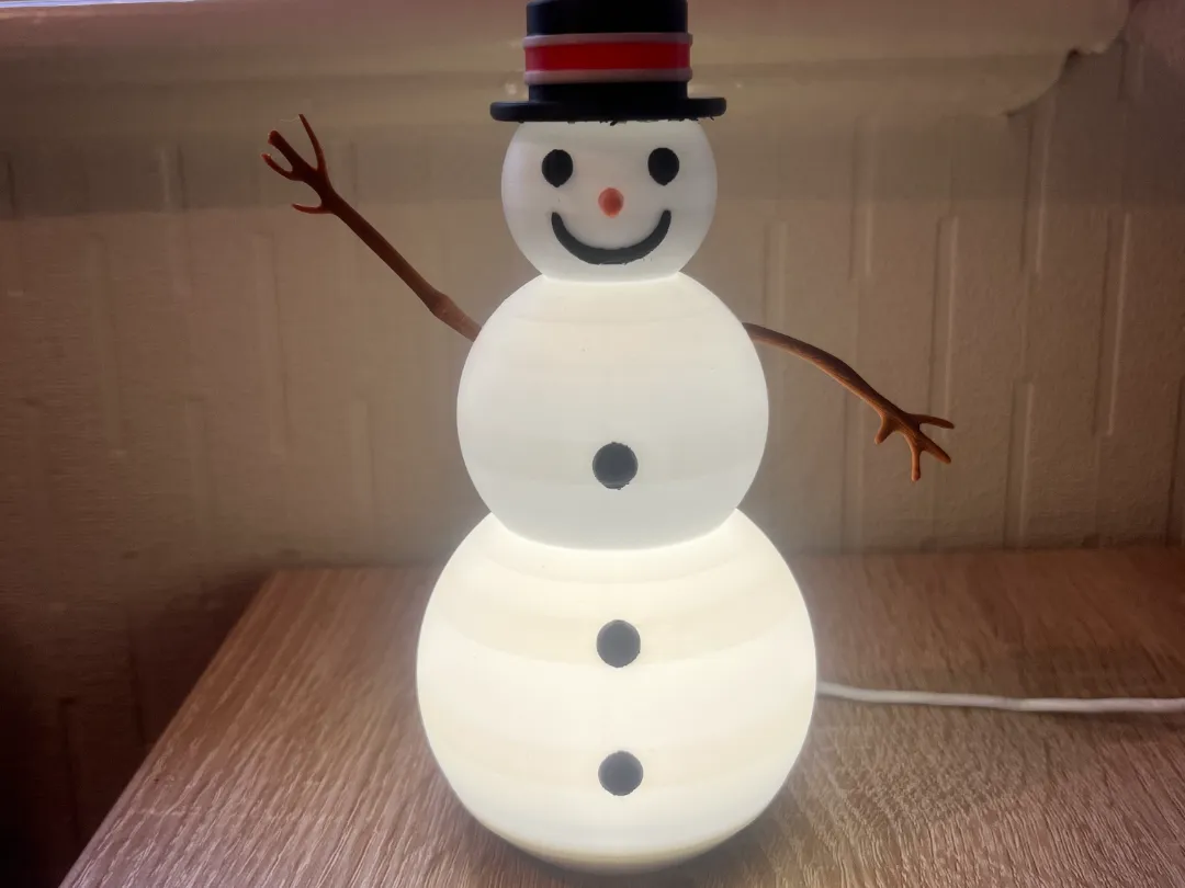 Snowman Lamp Kit 001
