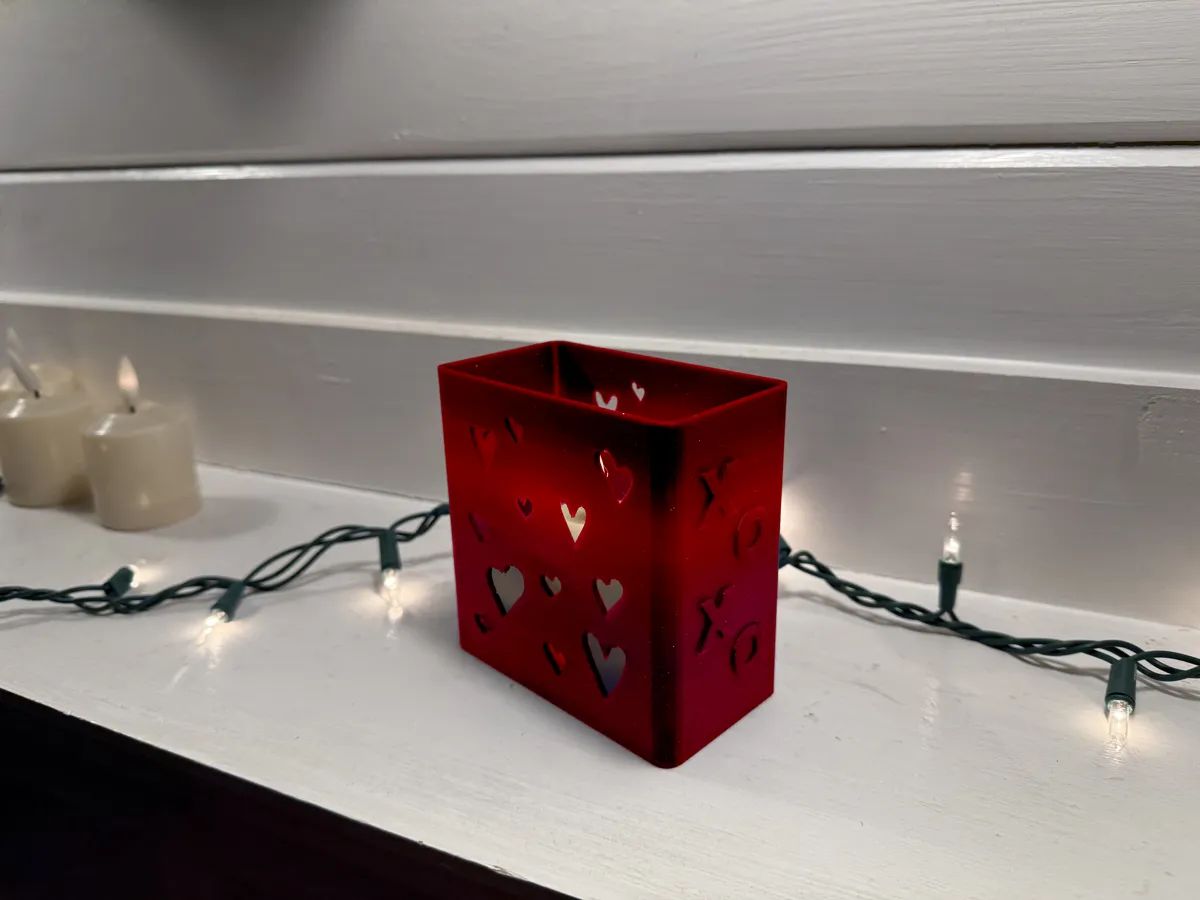 Heart Candle Holder, photo 3 of 3 - Heart Candle Holder Home Decor Items