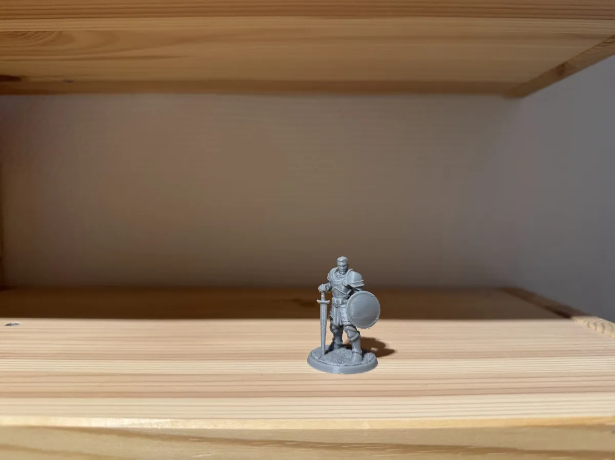 Human Fighter - DND miniature, photo 4 of 4 - Human Fighter - DND miniature Board Games & Tabletop
