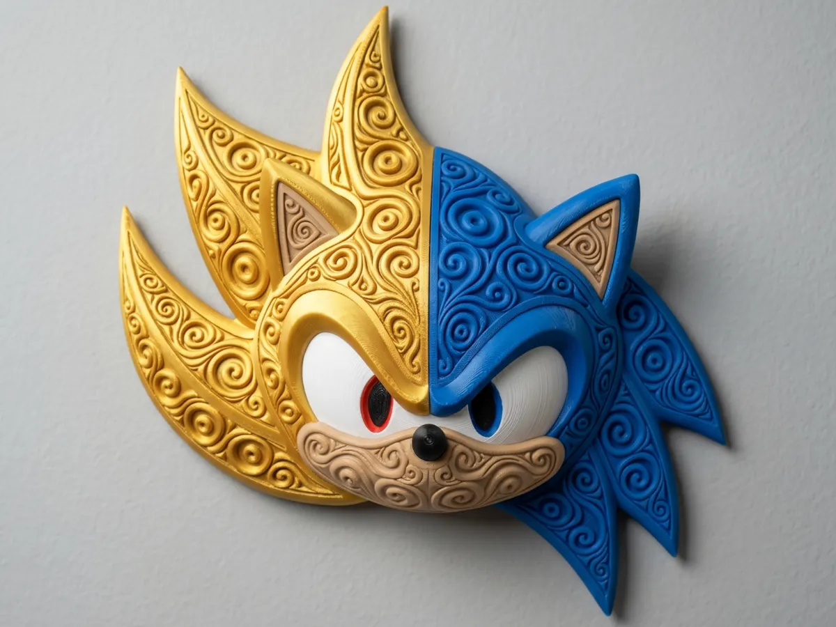 Sonic supersonic - Arte de pared - Fan art