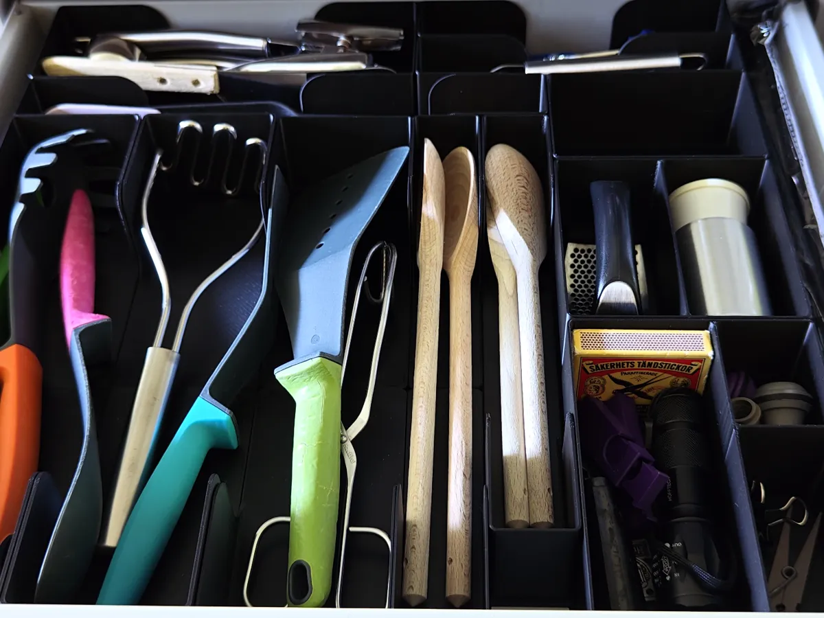 Gridfinity Kitchen Drawer Organizer - Stronger