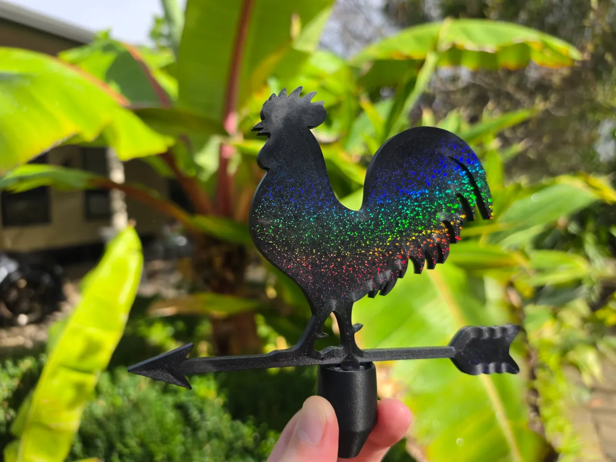 UHF Antenna Aerial Spinning Weather Vane Cock