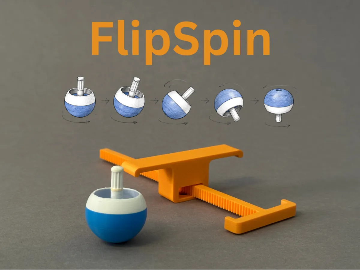 Self-Flipping Spinning Top - Spinning Tops & Classic Toys, in stock
