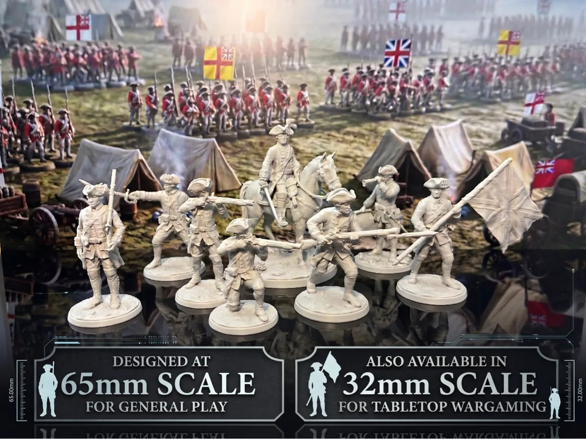 18th Century British Infantry - People, in stock in India