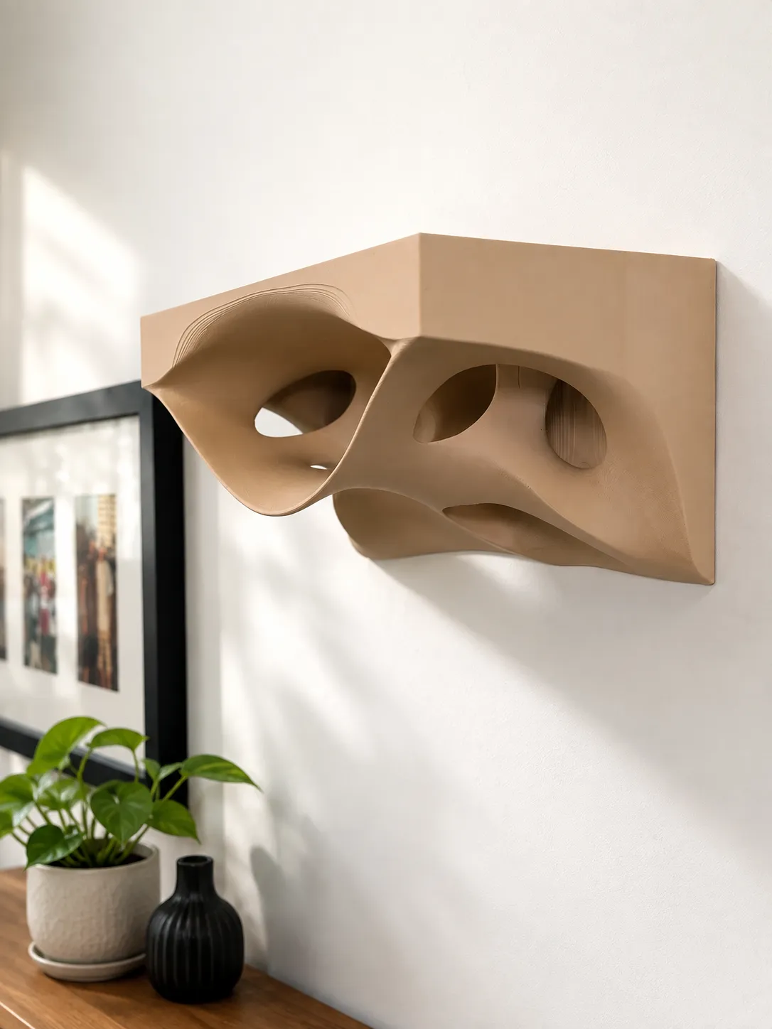 GyraForm Sculptural Floating Shelf, photo 4 of 4 - GyraForm Sculptural Floating Shelf Storage & Organisation