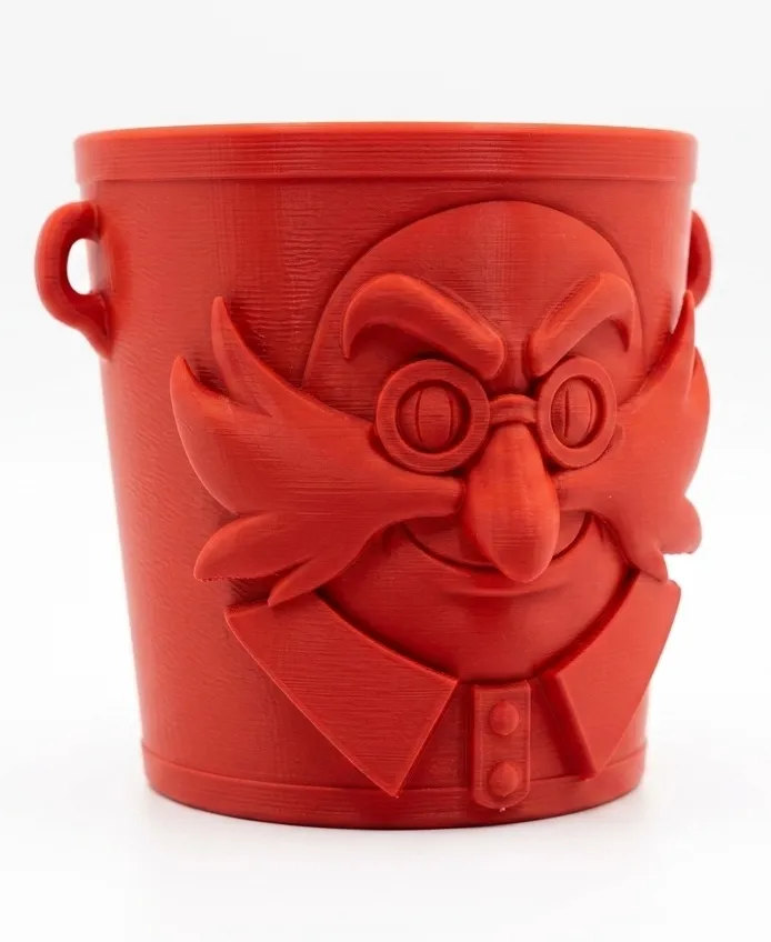 Dr. Eggman, Sonic the Hedgehog Bucket, photo 2 of 2 - Dr. Eggman, Sonic the Hedgehog Bucket Figurines & Collectibles