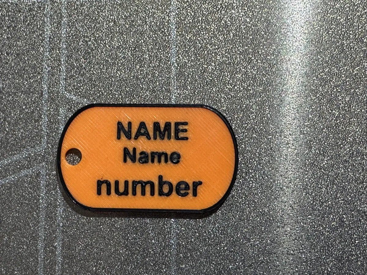 Dog Tag Style. Customisable, photo 2 of 4 - Dog Tag Style. Customisable Art