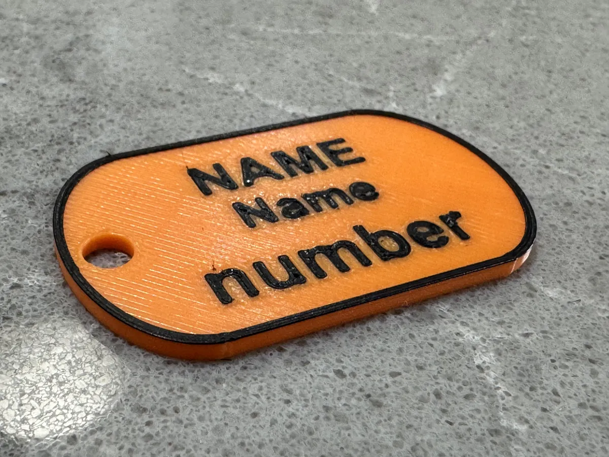 Dog Tag Style. Customisable, photo 3 of 4 - Dog Tag Style. Customisable Art