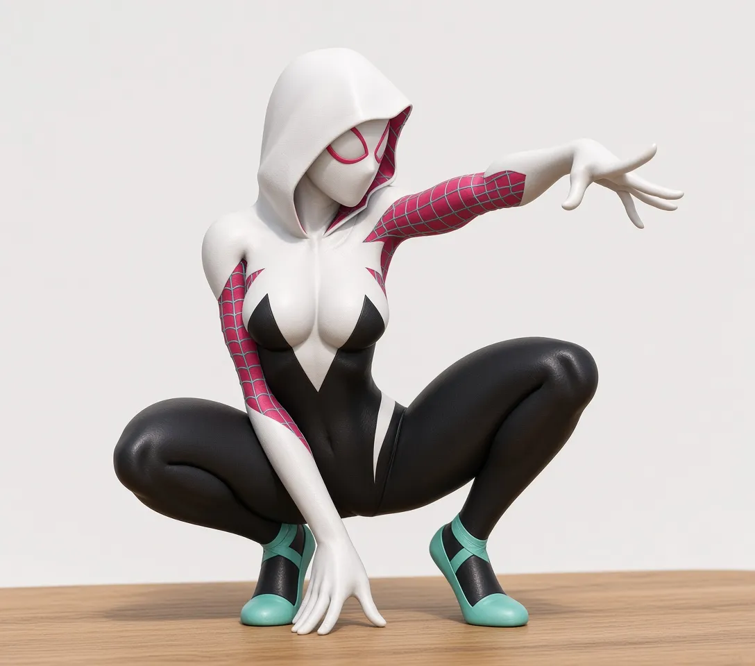Gwen- spider girl, photo 3 of 3 - Gwen- spider girl Figurines & Collectibles