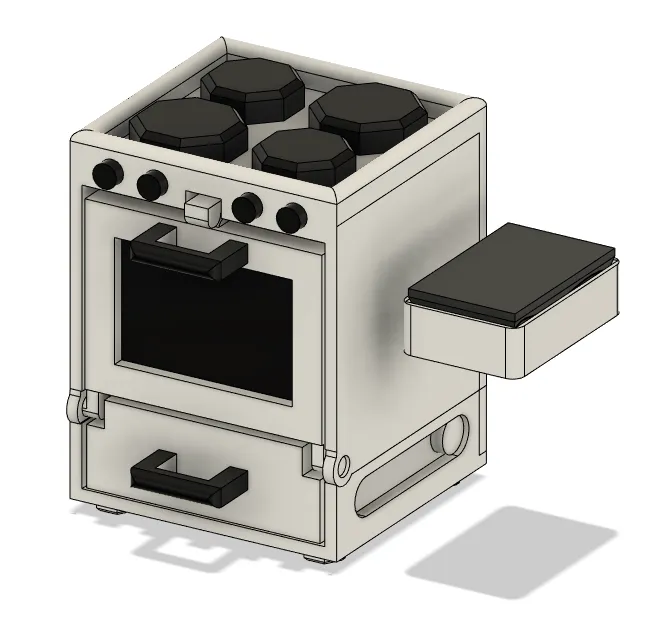 Miniature oven and lasagne