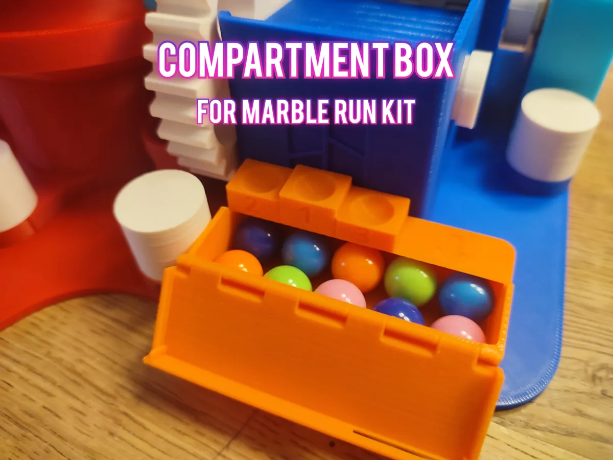 Compartment Box for Marble Run 003 kit