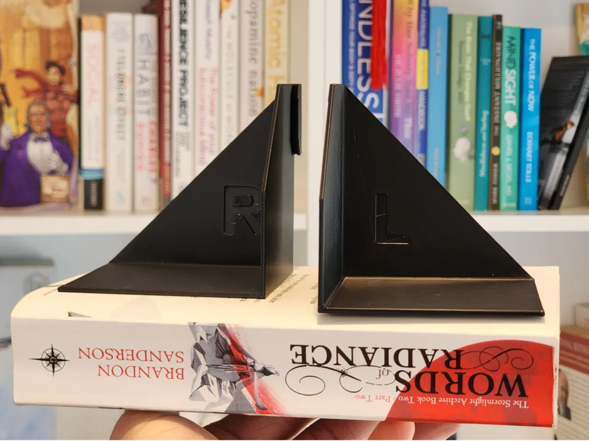 STRONG INVISIBLE BOOK END! !