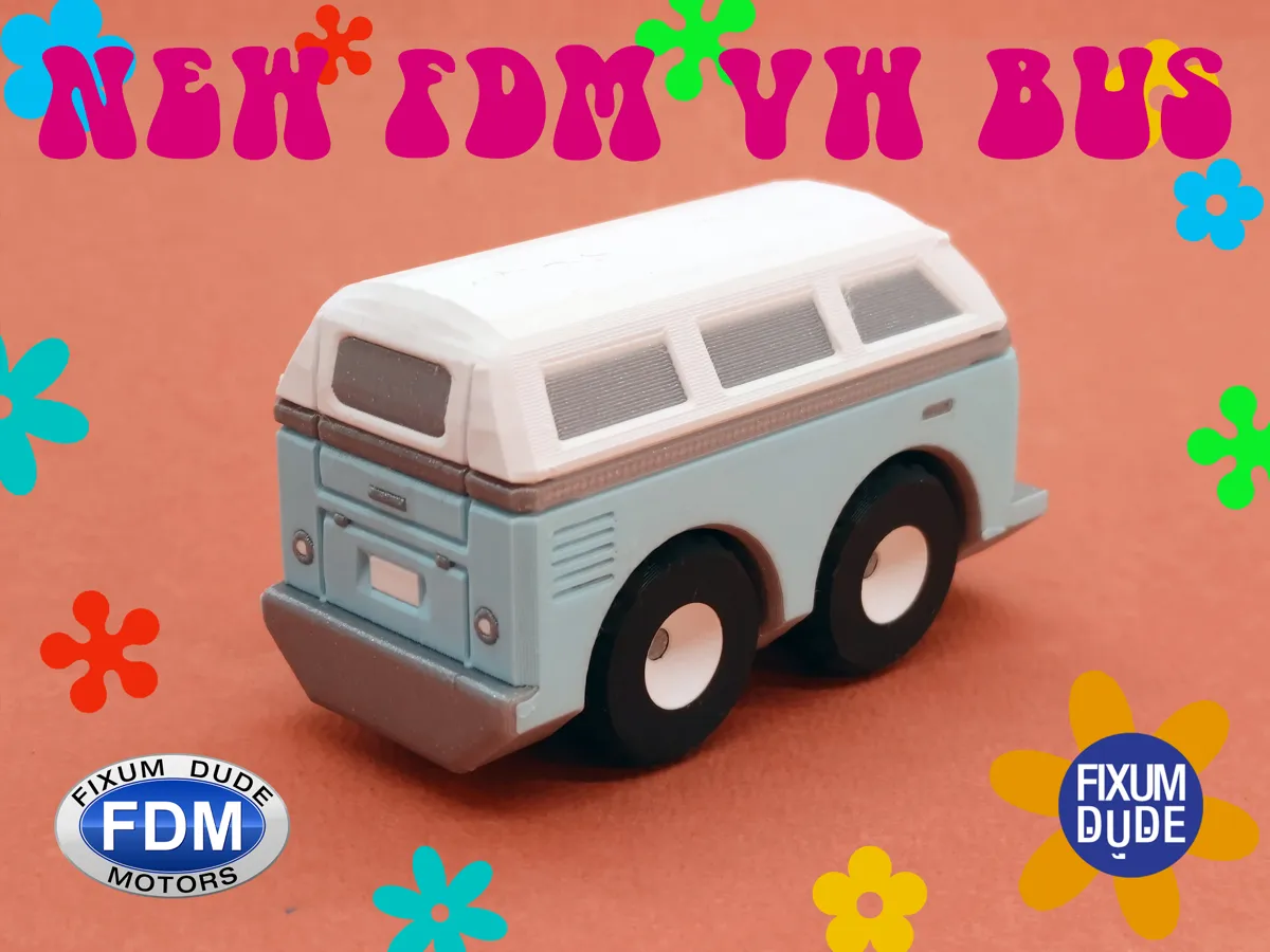 Fixum Dude Motors WV Bus, photo 2 of 4 - Fixum Dude Motors WV Bus Toys & Games