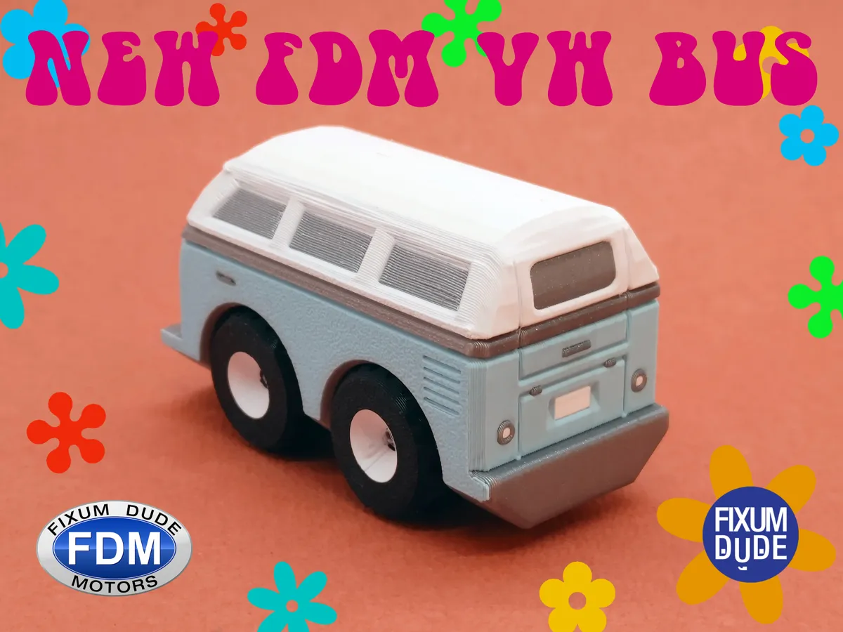 Fixum Dude Motors WV Bus, photo 3 of 4 - Fixum Dude Motors WV Bus Toys & Games