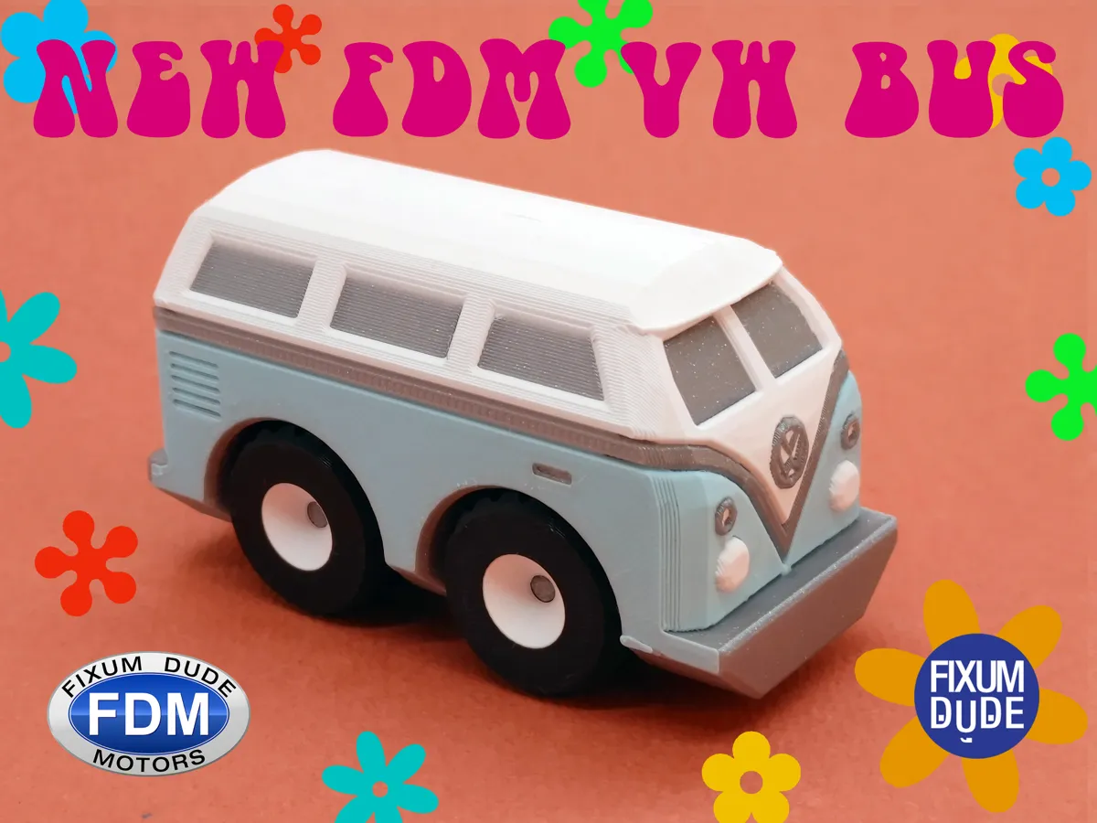 Fixum Dude Motors WV Bus, photo 4 of 4 - Fixum Dude Motors WV Bus Toys & Games