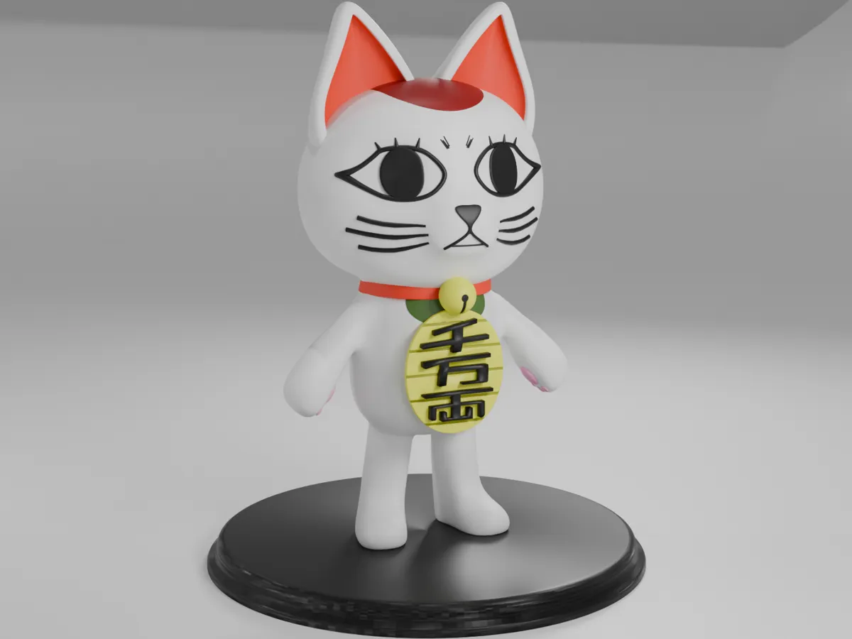 Turbo granny lucky cat from dandadan - Animals, in stock in India