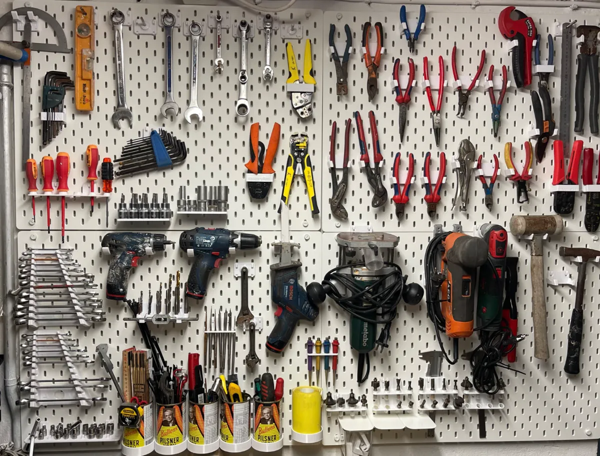 Epic IKEA Skådis garage collection, set of 40! - Organizers, in stock in India