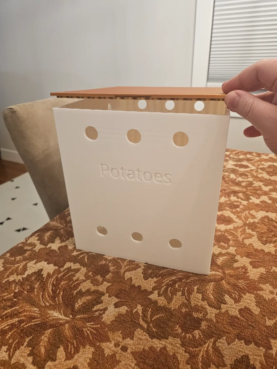 Potato Storage Bin For Kitchen or Pantry, photo 3 of 4 - Potato Storage Bin For Kitchen or Pantry Kitchen & Dining